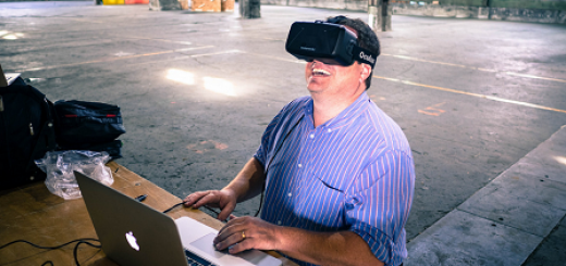 Virtual - augmented reality image
